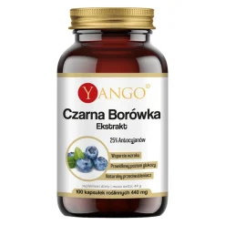 Yango Czarna borówka, kapsułki, 100 szt.