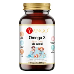 Yango Omega 3 EPA + DHA dla dzieci, kapsułki, 60 szt.