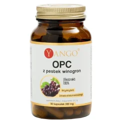 Yango OPC z pestek winogron, kapsułki, 90 szt.