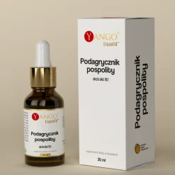 Yango Podagrycznik pospolity, krople, smak pomarańczowy, 30 ml