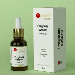 Yango Przytulia czepna, krople, smak truskawkowy, 30 ml