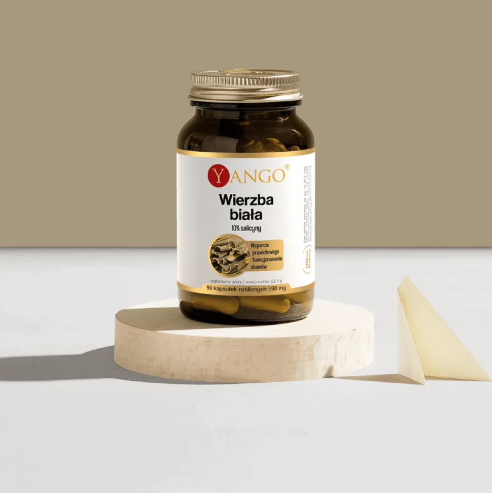 Yango, Wierzba biała 10% salicyny, kapsułki, 90 szt.