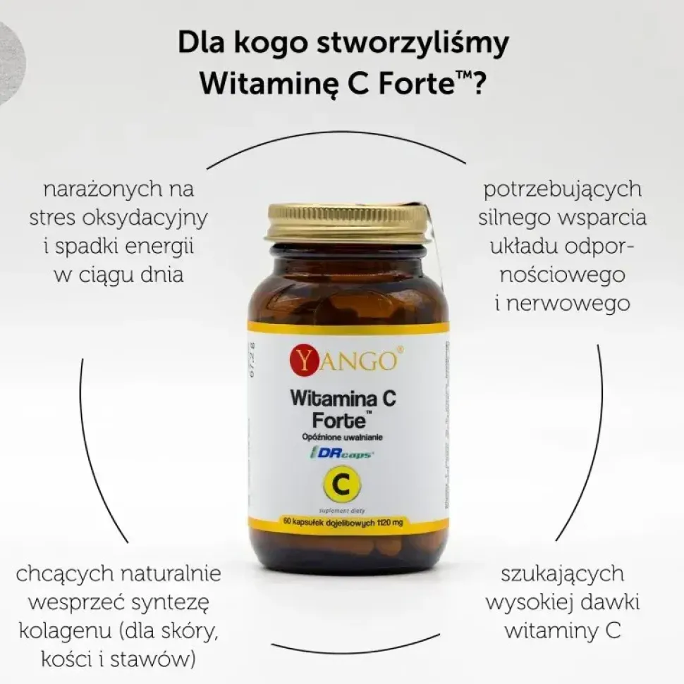 Yango Witamina C Forte, kapsułki, 60 szt.