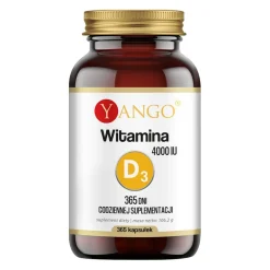 Yango, Witamina D3 4000 IU, kapsułki, 365 szt.