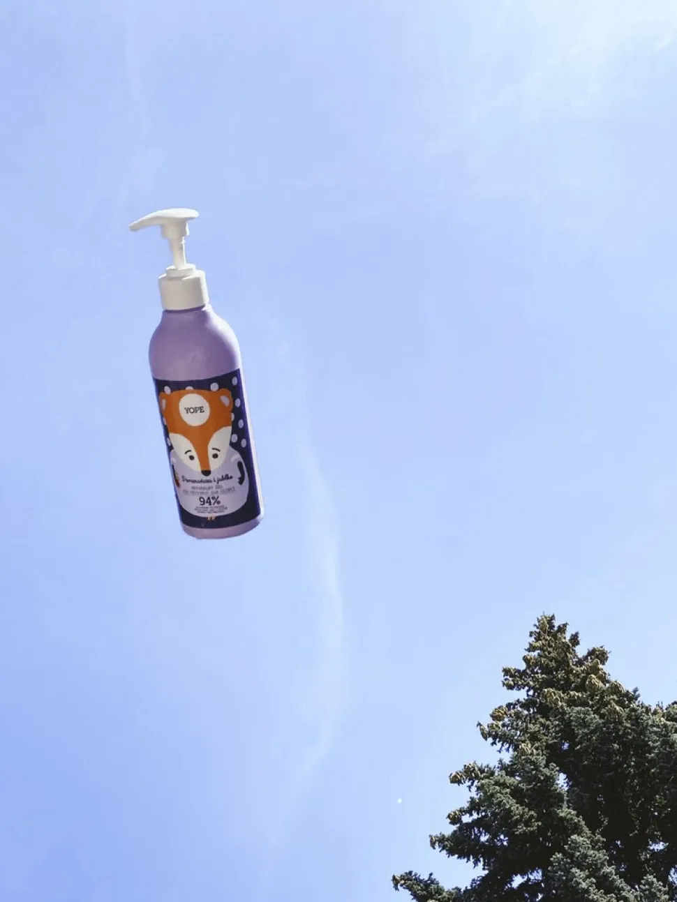 Yope, żel pod prysznic dla dzieci, Pomarańcza i Jabłko, 400 ml