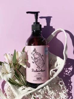 Yope, mydło w płynie Rabarbar i róża, 500 ml