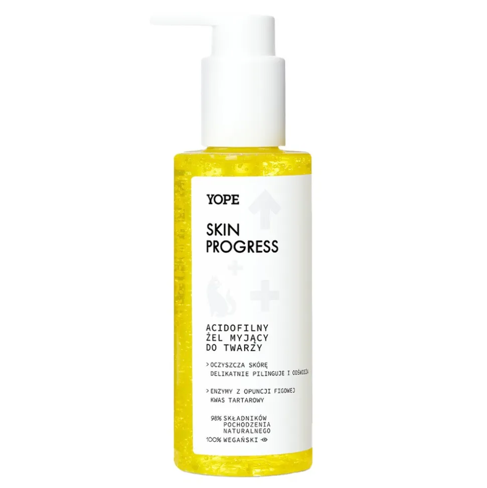 Yope skin progress, żel myjący do twarzy, 150 ml