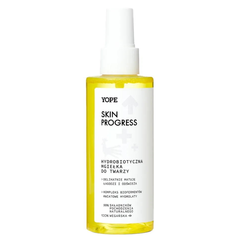 Yope Skin Progress, hydrobiotyczna mgiełka do twarzy, 150 ml