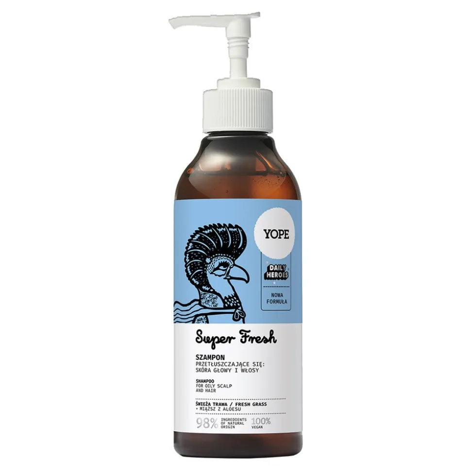Yope Super Fresh, szampon do włosów, 300 ml