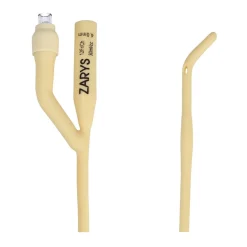 Zarys, urologiczny cewnik Foley'a, dwudrożny z plastikową zastawką, i końcówką Tiemanna, CH 12/30 ml, 1 szt.
