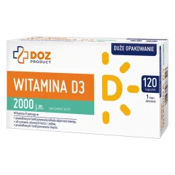 Zestaw Equazen, kapsułki, 400 szt. + DOZ PRODUCT Witamina D3 2000 j.m., kapsułki miękkie, 120 szt.