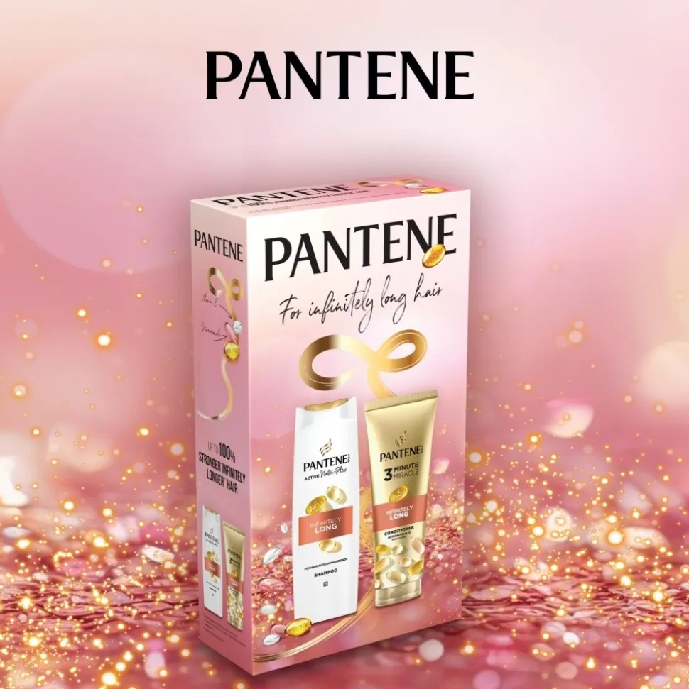 Zestaw Pantene Infinitely Long Szampon 400 ml + Odżywka 220 ml