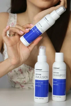 Zestaw Pityver, szampon, 150 ml + emulsja do ciała, 150 ml + płyn do skóry głowy, 100 ml