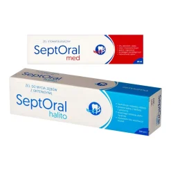 Zestaw SeptOral, żel stomatologiczny, 20 ml + żel do mycia zębów z oktenidyną, 100 ml