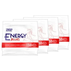 Zestaw 4x ALE Energy Jellies, żelki o smaku coli z kofeiną i guaraną, 50 g