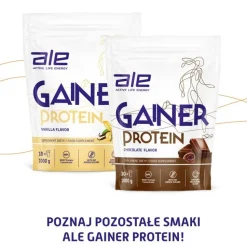 Zestaw 3 x ALE Gainer Protein Strawberry Flavor