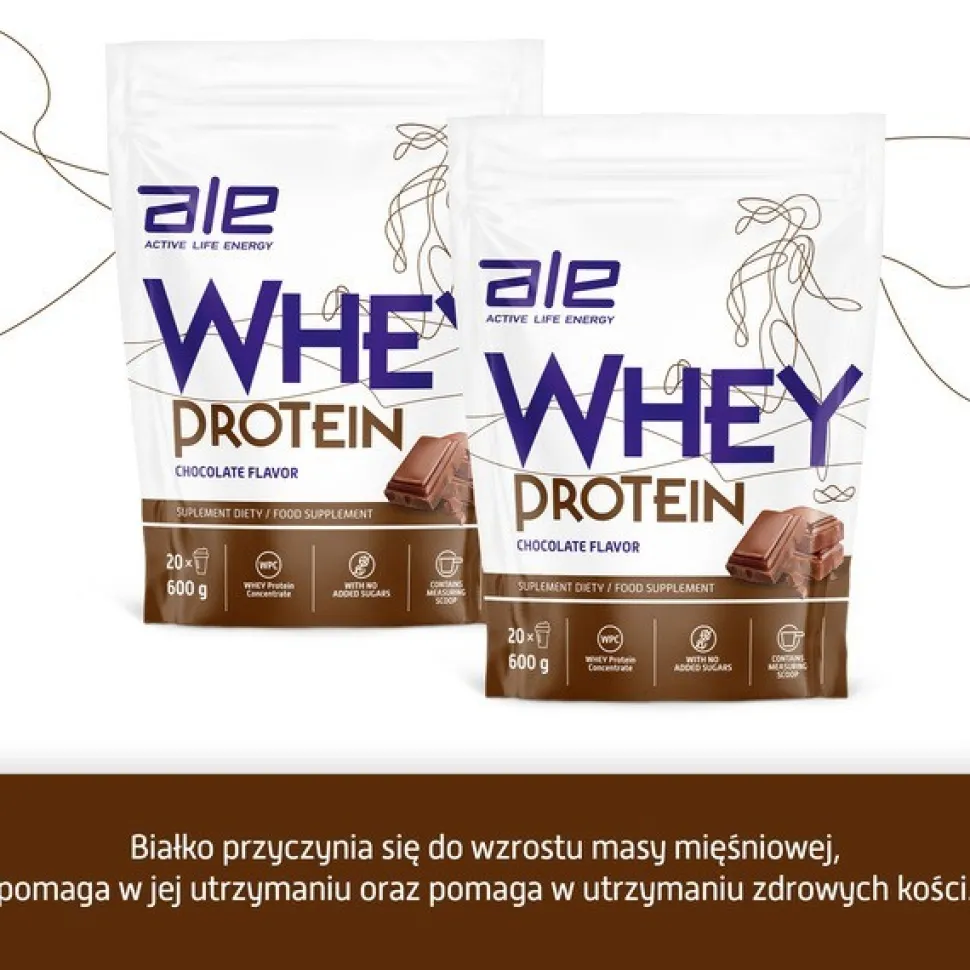 Zestaw 3x ALE Whey Protein Chocolate Flavor