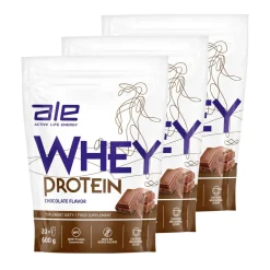 Zestaw 3x ALE Whey Protein Chocolate Flavor
