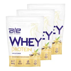 Zestaw 3x ALE Whey Protein Vanilla Flavor