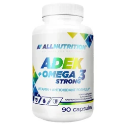 Zestaw 2 x Allnutrition ADEK + Omega 3 Strong, kapsułki, 90 szt.