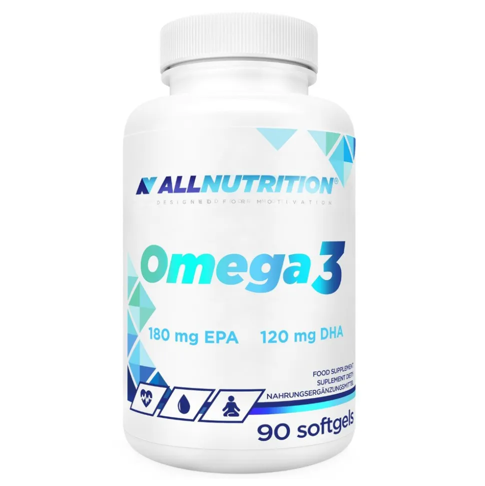 Zestaw 2 x Allnutrition Omega 3, kapsułki, 90 szt.