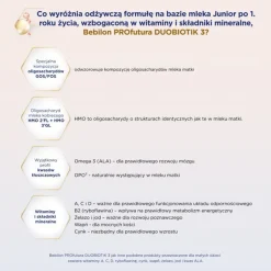 Zestaw 3 x Bebilon PROfutura DUOBIOTIK 3, formuła na bazie mleka po 1. roku życia, 800 g