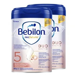 Zestaw 2 x Bebilon Profutura DUOBIOTIK 5, Junior dla przedszkolaka, proszek, 800 g