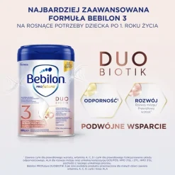 Zestaw 2 x Bebilon PROfutura DUOBIOTIK 3, formuła na bazie mleka po 1. roku życia, 800 g