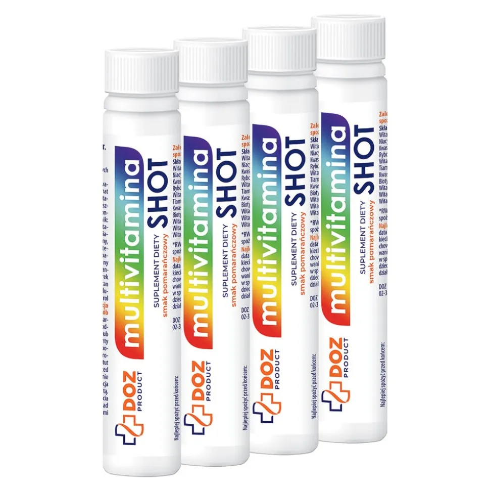 Zestaw 4 x DOZ Product Multivitamina Shot
