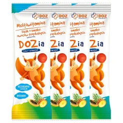 Zestaw 4 x DOZ Product Multiwitamina, lizak o smaku owoców tropikalnych