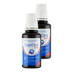 Zestaw 2 x SeptOral med, koncentrat do sporządzania płynu do płukania jamy ustnej, 200 ml