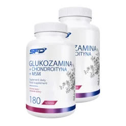 Zestaw 2x SFD Glukozamina + Chondroityna + MSM, tabletki, 180 szt.