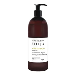 Ziaja Baltic Home SPA Witalizacja, żel 3 w 1 do mycia twarzy, ciała i włosów, 500 ml