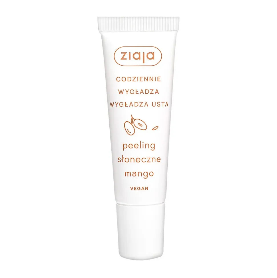 Ziaja Codziennie Wygładza Usta, peeling do ust Słoneczne Mango, 12 ml