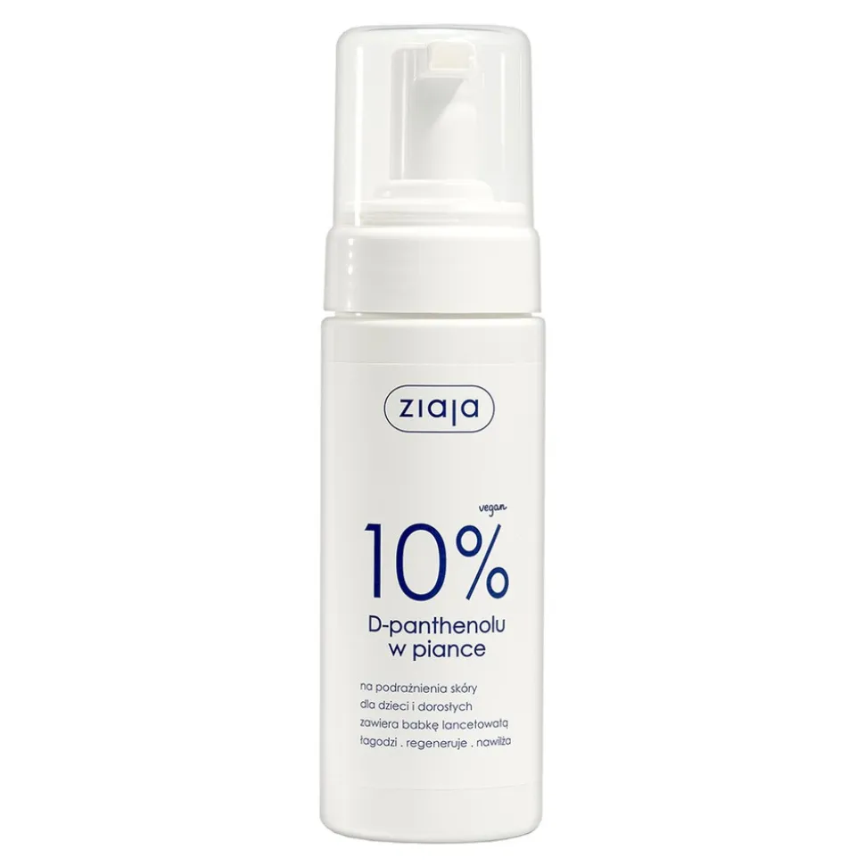 Ziaja, 10% D-panthenolu w piance, 150 ml