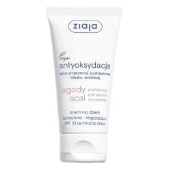 Ziaja Jagody Acai, krem na dzień ochronno-łagodzący, SPF 10, 50 ml