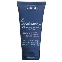 Ziaja Jagody Acai, krem na twarz i szyję odżywczo-regenerujący, 50 ml