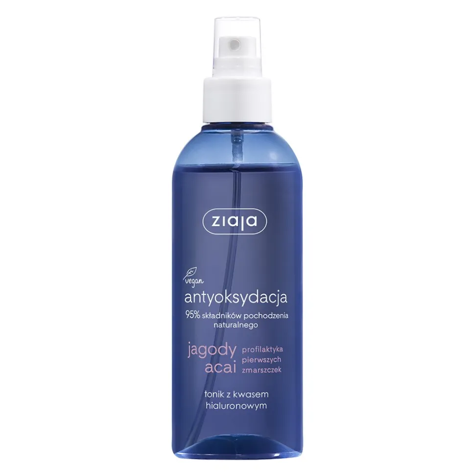 Ziaja Jagody Acai, tonik z kwasem hialuronowym, 200 ml