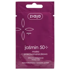 Ziaja, jaśmin w masce przeciwzmarszczkowej 50+, 7 ml