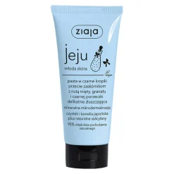 Ziaja jeju młoda skóra, pasta w czarne kropki przeciw zaskórnikom, 75 ml