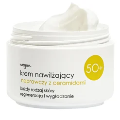 Ziaja 50+, krem nawilżający, naprawczy z ceramidami SPF 6, 50 ml