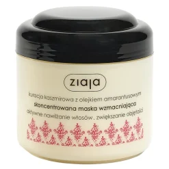 Ziaja, kuracja kaszmirowa z olejkiem amarantusowym, skoncentrowana maska wzmacniająca do włosów, 200 ml