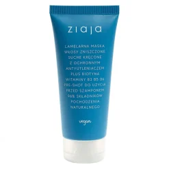 Ziaja, maska, lamelarna do włosów zniszczonych, suchych, kręconych, 100 ml