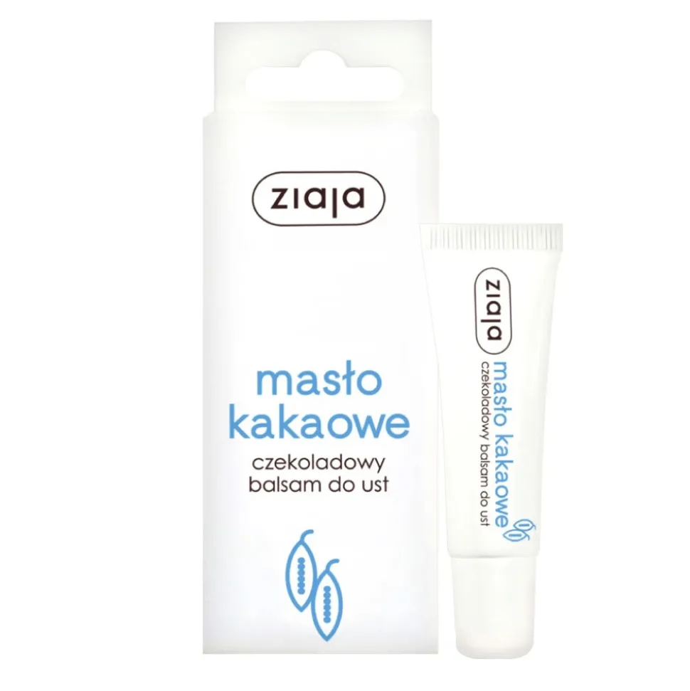 Ziaja Masło Kakaowe, czekoladowy balsam do ust, 10 ml