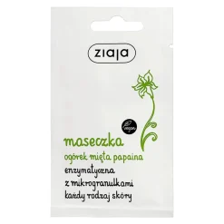 Ziaja Ogórkowa, maseczka enzymatyczna, z mikrogranulkami, 7 ml