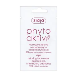 Ziaja Phytoaktiv, maseczka żelowa, wzmacniająca, cera naczynkowa, 7 ml