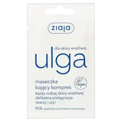 Ziaja Ulga dla skóry wrażliwej, maseczka kojący kompres, 7 ml