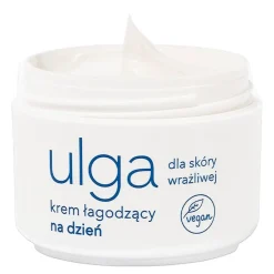 Ziaja Ulga, krem łagodzący na dzień dla skóry wrażliwej redukujący podrażnienia, SPF 20, 50 ml
