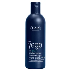 Ziaja Yego, żel pod prysznic dla mężczyzn 3 w 1, 300 ml