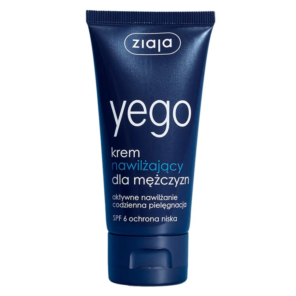 Ziaja Yego, krem nawilżający dla mężczyzn SPF 6, 50 ml